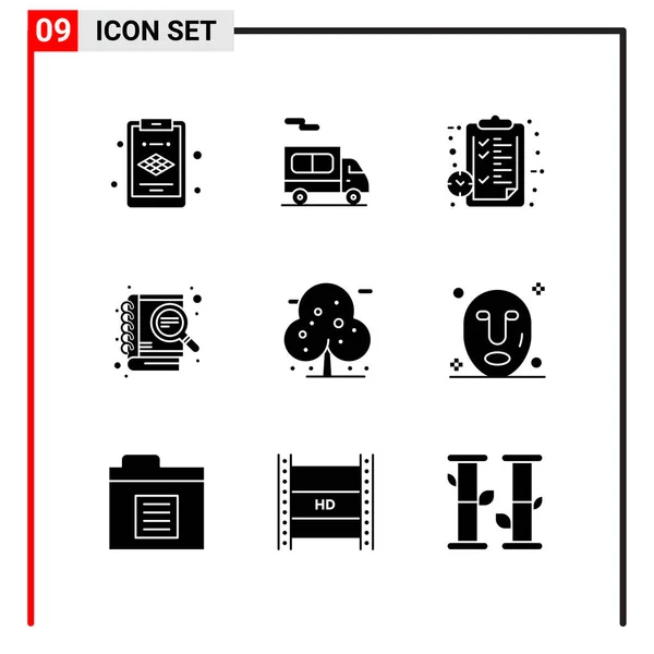 Set Universeller Kreativer Symbole Einfach Vektorillustrationen Für Web Und Mobile — Stockvektor