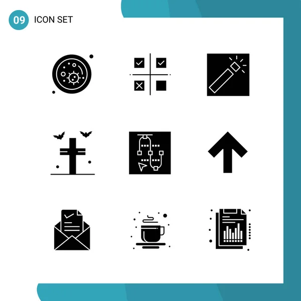 Conjunto Iconos Creativos Universales Simplemente Vector Ilustraciones Para Aplicaciones Web — Vector de stock