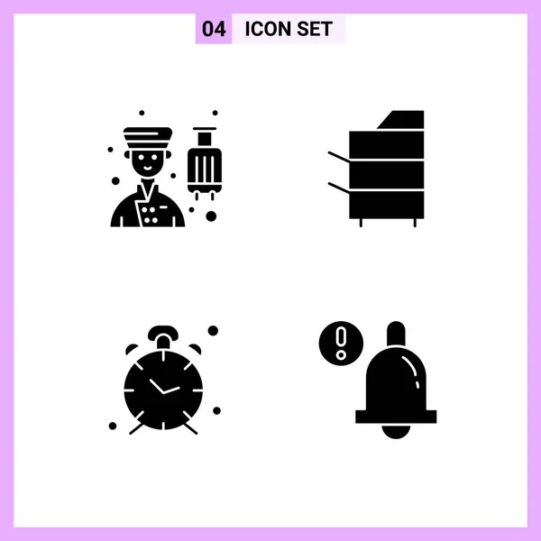 Set Universal Creative Icons Simply Vector Illustrations Web Mobile Apps — Stock Vector