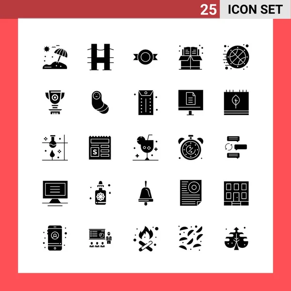 Conjunto Iconos Creativos Universales Simplemente Vector Ilustraciones Para Aplicaciones Web — Archivo Imágenes Vectoriales