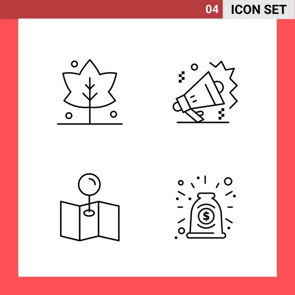 Conjunto Iconos Creativos Universales Simplemente Vector Ilustraciones Para Aplicaciones Web — Vector de stock