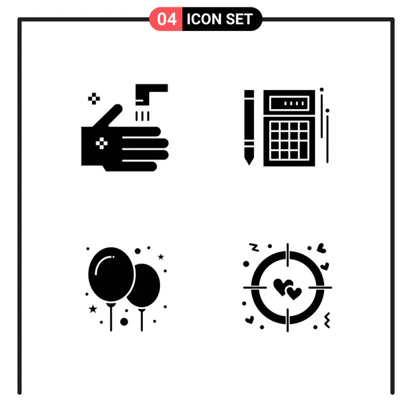 Conjunto Iconos Creativos Universales Simplemente Vector Ilustraciones Para Aplicaciones Web — Vector de stock