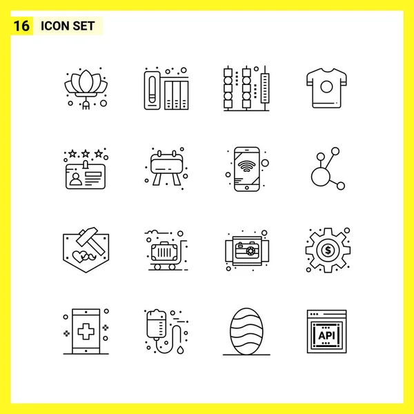 Set Universal Creative Icons Simply Vector Illustrations Web Mobile Apps — Stock Vector