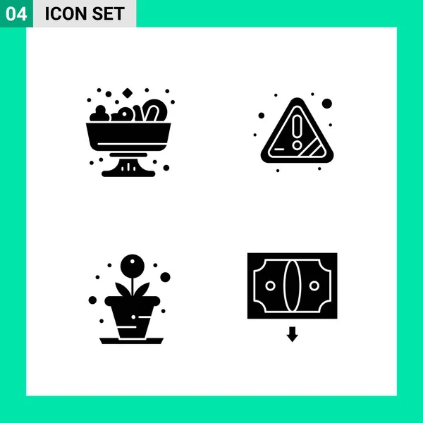 Conjunto Iconos Creativos Universales Ilustración Vectorial — Vector de stock