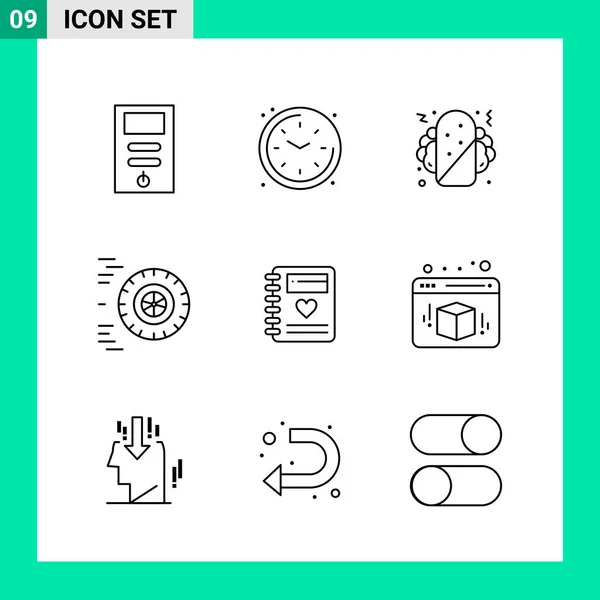 Set van 25 Universele Business Iconen Vector — Stockvector