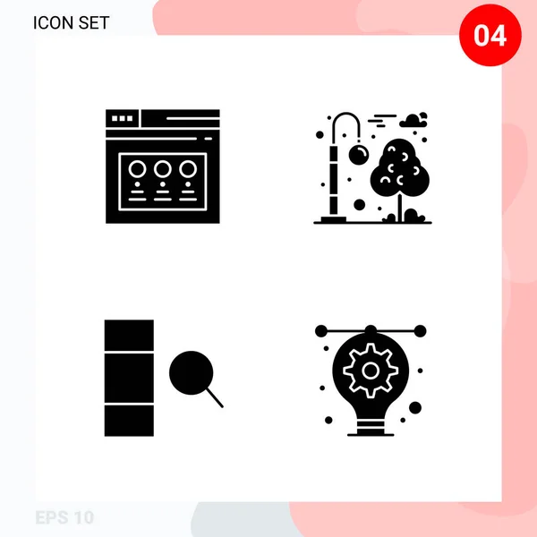 Set Universal Creative Icons Simply Vector Illustrations Web Mobile Apps — Stock Vector