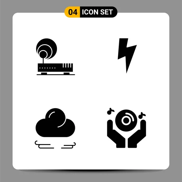 Set Universal Creative Icons Simply Vector Illustrations Web Mobile Apps — Stock Vector