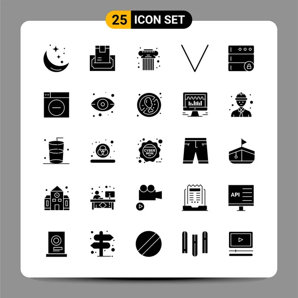 Set Universal Creative Icons Simply Vector Illustrations Web Mobile Apps — Stock Vector