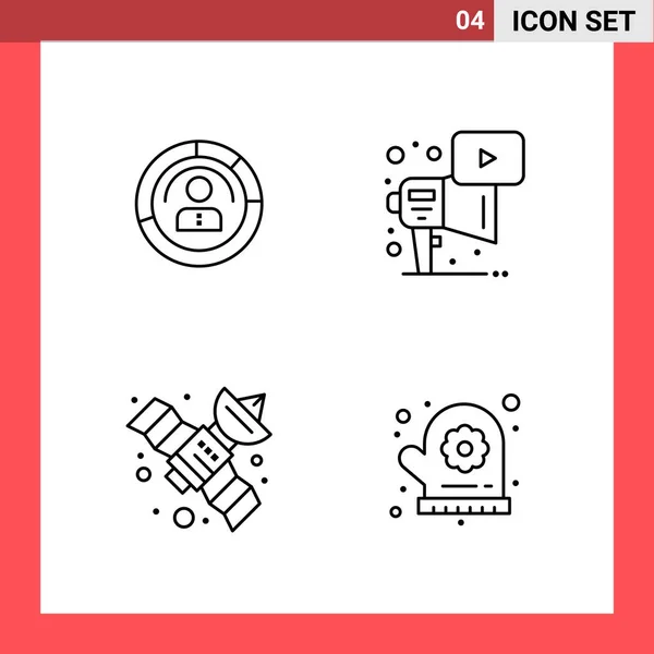 Σύνολο 25 Universal Business Icons Vector — Διανυσματικό Αρχείο