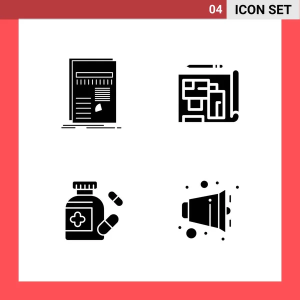 Conjunto Iconos Creativos Universales Simplemente Vector Ilustraciones Para Aplicaciones Web — Vector de stock