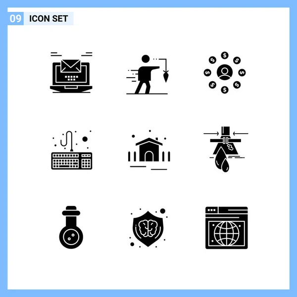 Set Universal Creative Icons Simply Vector Illustrations Web Mobile Apps — Stock Vector