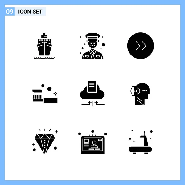 Set Universal Creative Icons Simply Vector Illustrations Web Mobile Apps — Stock Vector