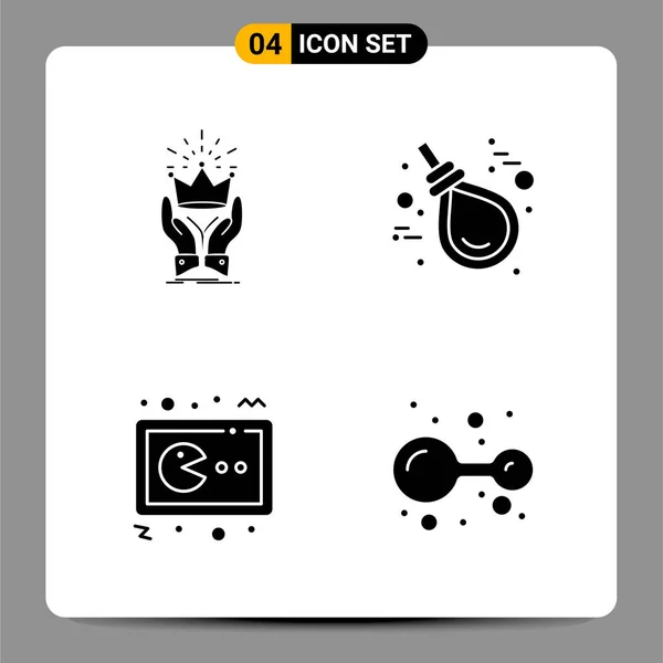 Conjunto Iconos Creativos Universales Simplemente Vector Ilustraciones Para Aplicaciones Web — Archivo Imágenes Vectoriales