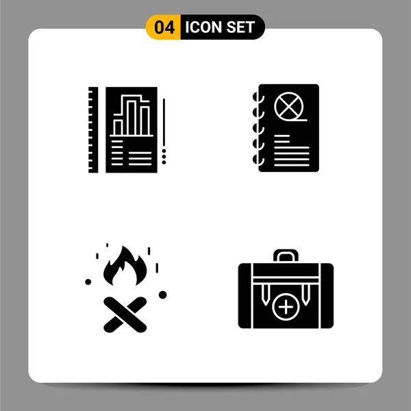 Set Universal Creative Icons Simply Vector Illustrations Web Mobile Apps — Stock Vector