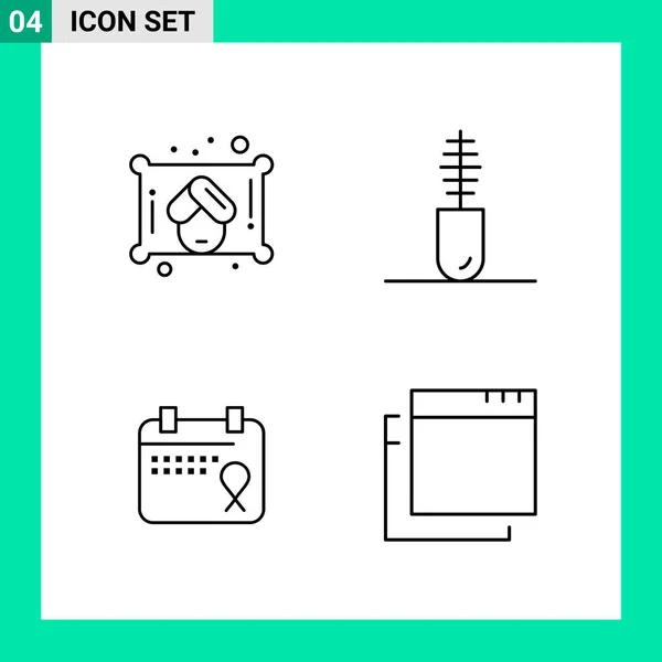 Conjunto de 25 Ícones de Negócios Universais Vector — Vetor de Stock