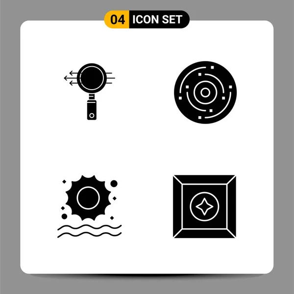 Conjunto Iconos Creativos Universales Simplemente Vector Ilustraciones Para Aplicaciones Web — Vector de stock