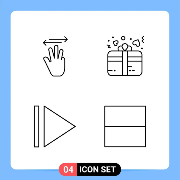 Set of 25 Universal Business Icons Vector — Stock Vector