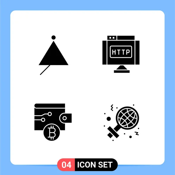 Conjunto Iconos Creativos Universales Simplemente Vector Ilustraciones Para Aplicaciones Web — Vector de stock