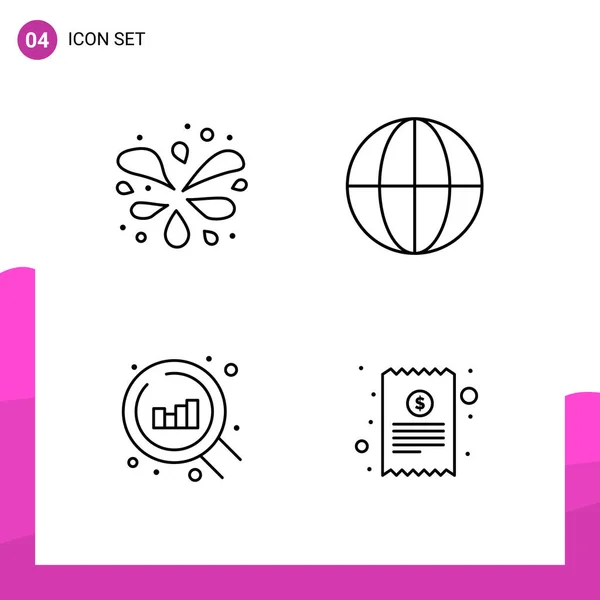 Set Universal Creative Icons Simply Vector Illustrations Web Mobile Apps — Stock Vector