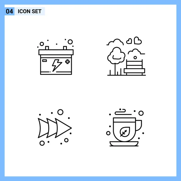 Set of 25 Universal Business Icons Vector — Stock Vector