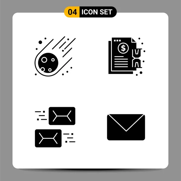 Set of 25 Universal Business Icons Vector — Stock Vector