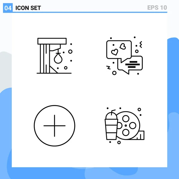 Set de 25 iconos de negocio universales Vector — Vector de stock