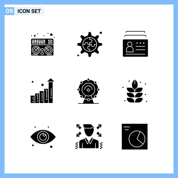 Conjunto Iconos Creativos Universales Simplemente Vector Ilustraciones Para Aplicaciones Web — Vector de stock