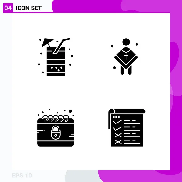 Set Universal Creative Icons Simply Vector Illustrations Web Mobile Apps — Stock Vector