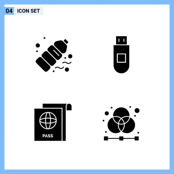 Univerzális Kreatív Ikonok Gyűjteménye Egyszerűen Vektor Illusztrációk Webes Mobil Alkalmazásokhoz — Stock Vector