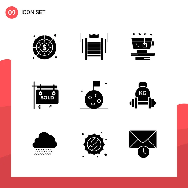 Set Universal Creative Icons Simply Vector Illustrations Web Mobile Apps — Stock Vector