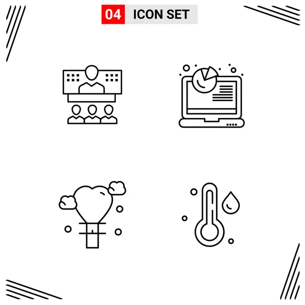 Set de 25 iconos de negocio universales Vector — Archivo Imágenes Vectoriales