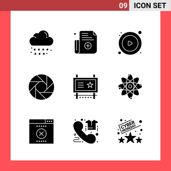 Set Universal Creative Icons Simply Vector Illustrations Web Mobile Apps — Stock Vector