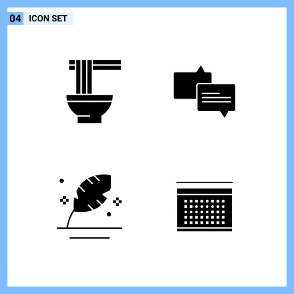 Conjunto Iconos Creativos Universales Simplemente Vector Ilustraciones Para Aplicaciones Web — Vector de stock