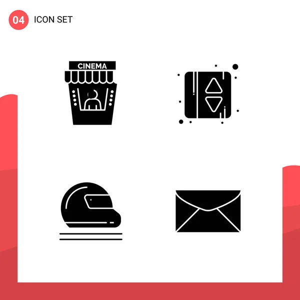 Creative Icons Set Design White Background — Stock Vector