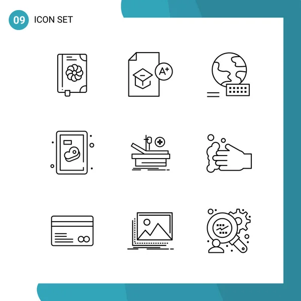 Set of 25 Universal Business Icons Vector — Stockový vektor