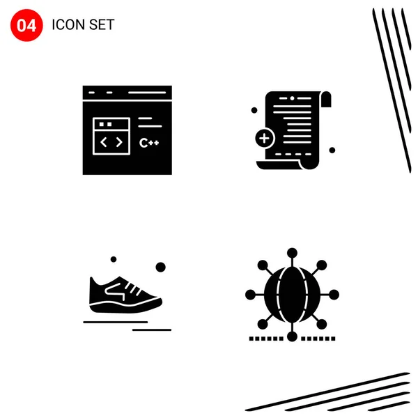 Set Universal Creative Icons Simply Vector Illustrations Web Mobile Apps — Stock Vector