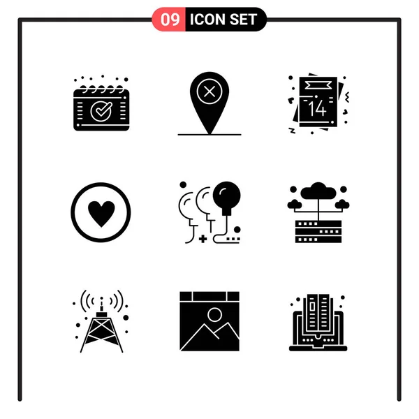 Conjunto Iconos Creativos Universales Simplemente Vector Ilustraciones Para Aplicaciones Web — Vector de stock