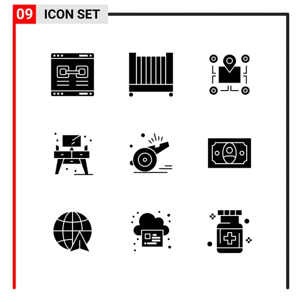 Set Universal Creative Icons Simply Vector Illustrations Web Mobile Apps — Stock Vector