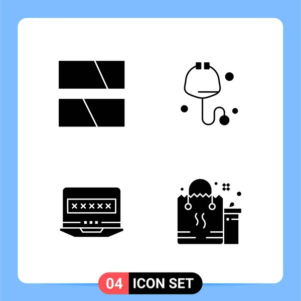 Conjunto Iconos Creativos Universales Simplemente Vector Ilustraciones Para Aplicaciones Web — Vector de stock