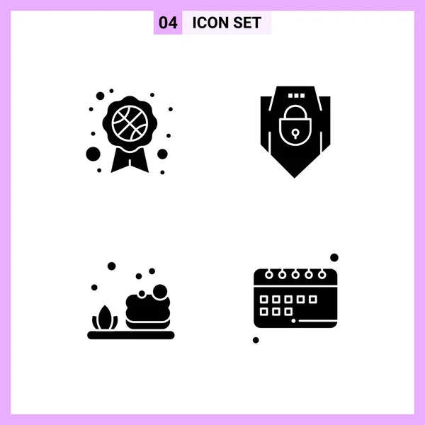 Set Universal Creative Icons Simply Vector Illustrations Web Mobile Apps — Stock Vector