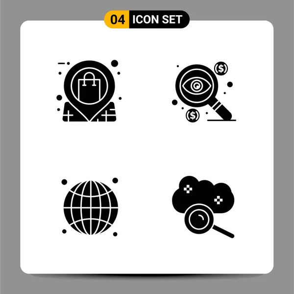 Conjunto Iconos Creativos Universales Simplemente Vector Ilustraciones Para Aplicaciones Web — Vector de stock