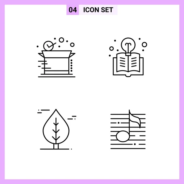 Set Universal Creative Icons Simply Vector Illustrations Web Mobile Apps — Stock Vector