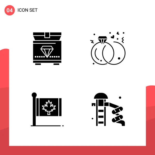 Conjunto Iconos Creativos Universales Simplemente Vector Ilustraciones Para Aplicaciones Web — Vector de stock