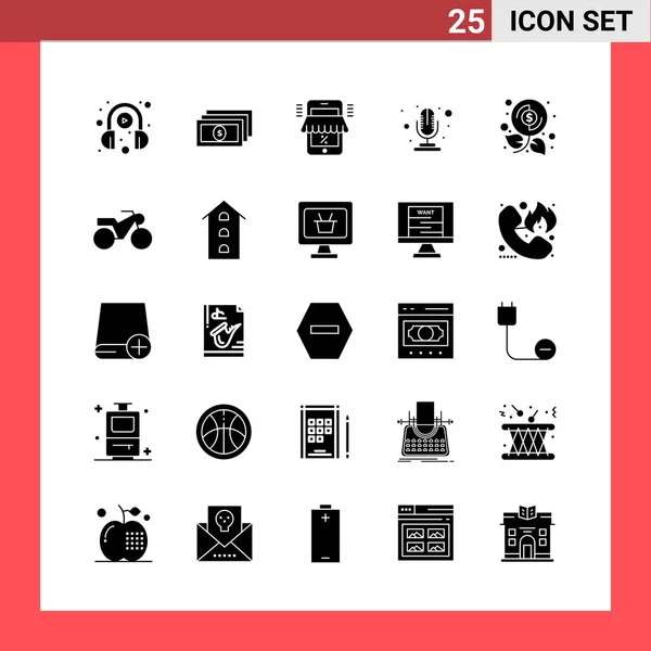 Conjunto Iconos Creativos Universales Simplemente Vector Ilustraciones Para Aplicaciones Web — Vector de stock