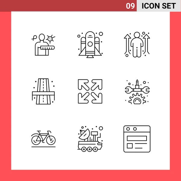 Set of 25 Universal Business Icons Vector — Stock Vector