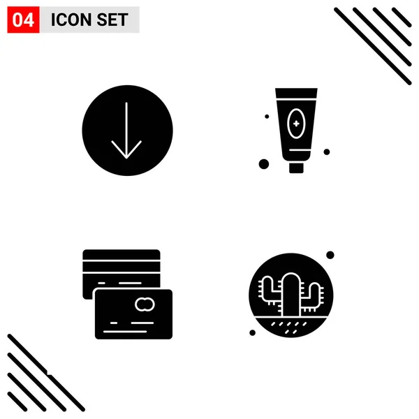 Conjunto Iconos Creativos Universales Simplemente Vector Ilustraciones Para Aplicaciones Web — Vector de stock