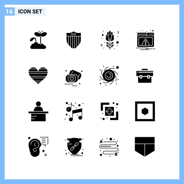 Set Universal Creative Icons Vector Illustration — Stock Vector