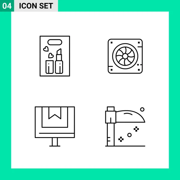 Set de 25 iconos de negocio universales Vector — Vector de stock