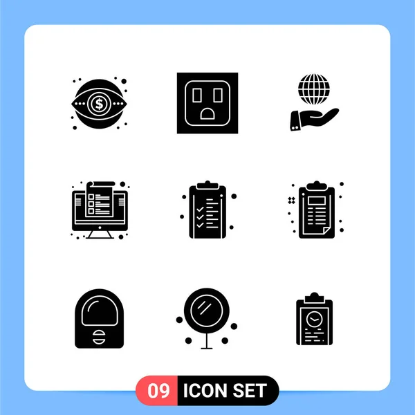 Set de 25 iconos de negocio universales Vector — Vector de stock