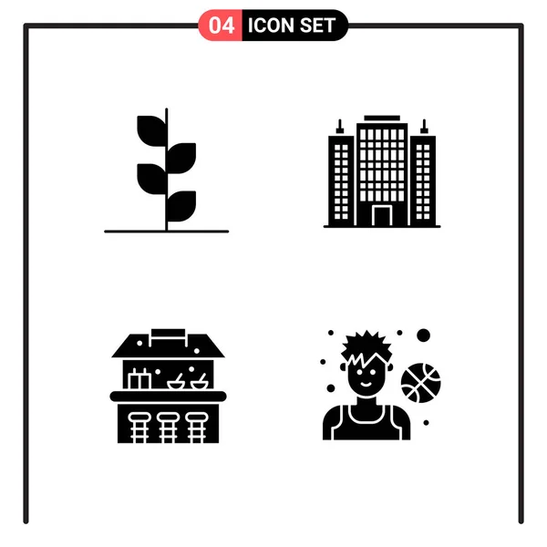 Set Dari Ikon Kreatif Universal Cukup Ilustrasi Vektor Untuk Aplikasi - Stok Vektor